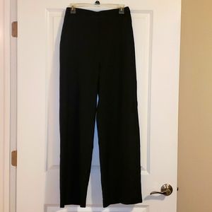 Highwaisted Black Wide Leg Trousers
